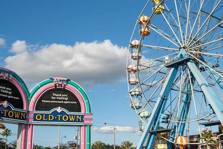 Experience the charm of Old Town where family fun meets unique shopping and dining all against the backdrop of a delightful amusement park with colorful rides and inviting scenery.